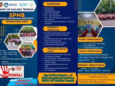 SPMB SMPN 115 MALUKU TENGAH