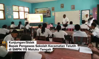 Kunjungan/Sidak Pengawas Sekolah di SMPN 115 Malteng